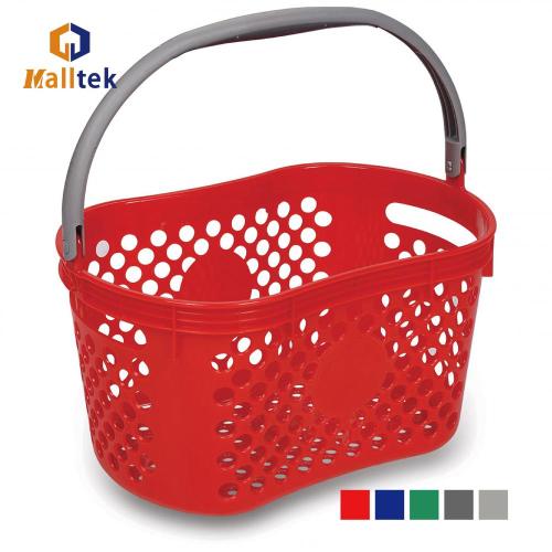 Portable store colorful plastic shopping basket