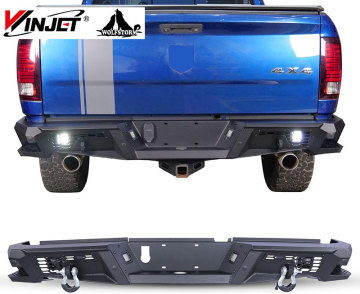 Upgraded Textured Black Bumpers with Winch Plate for Automotive