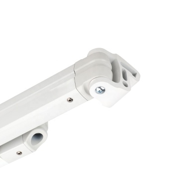 Remote Control Wall-Mounted Anti-Rusted Curved Arm for White Awning in Sunroom