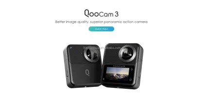 KanDao QooCam3: 5.7K Waterproof Panoramic Sport Action Camera with 62MP