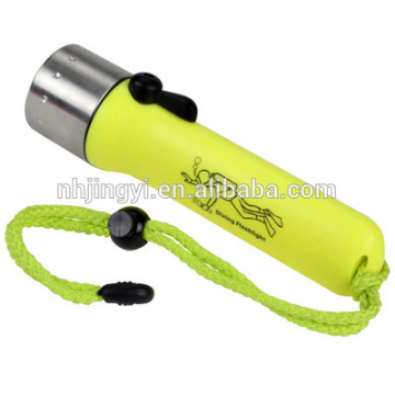 bright XML T6 waterproof led 2AA battery best IP68 torch diving