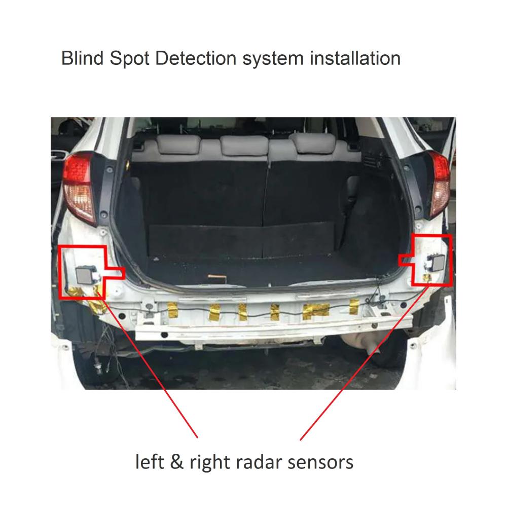 Porsche blind spot detection system