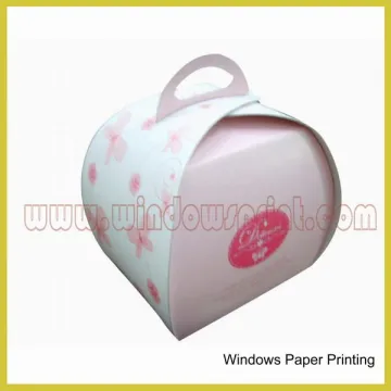 Colorful small cake boxes