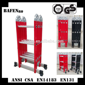 EN131 approval high performance colorful aluminum ladder multi purpose