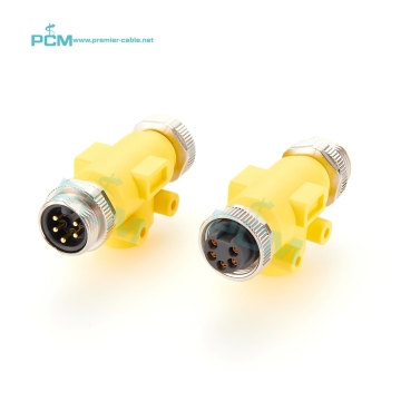 Mini 7/8' -16UNF Male to Female 5 Pole DeviceNet Control Converter Device