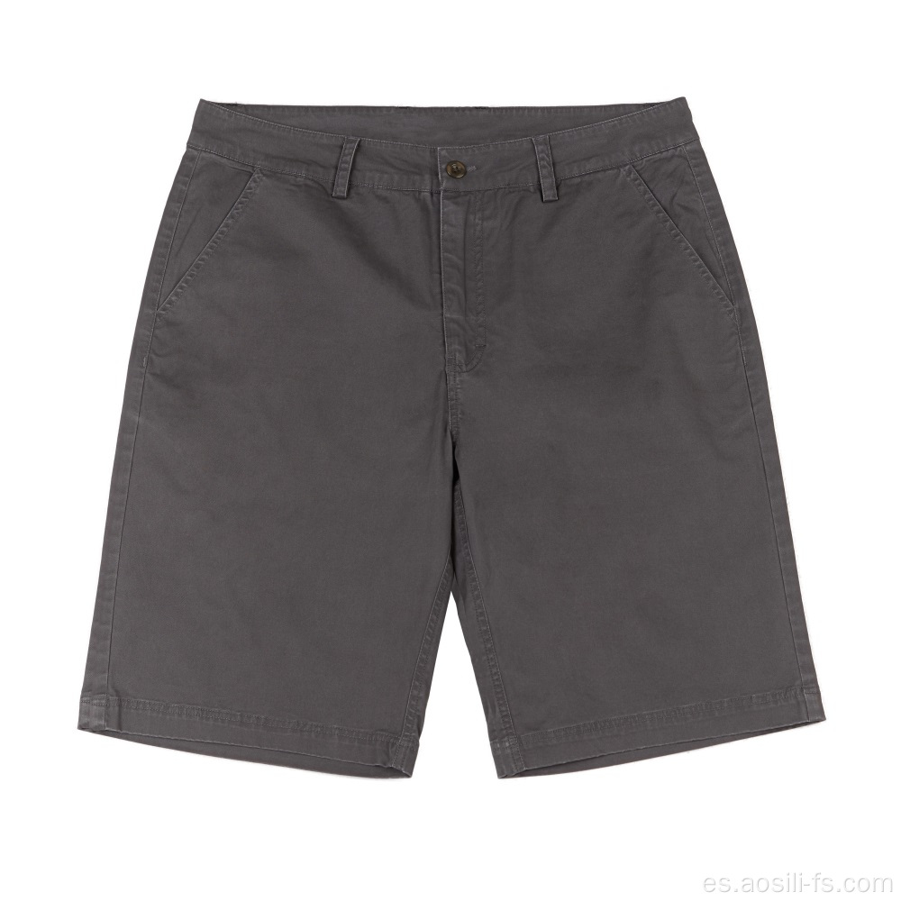 Shorts de sarga de moda para hombre