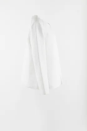 quilted white thin light coat