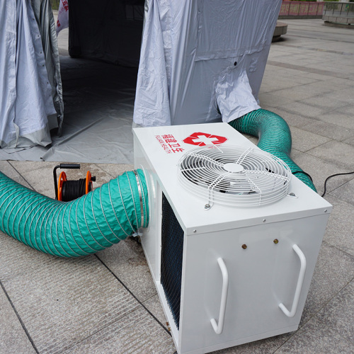 Red Cross Medical Camp air conditioner