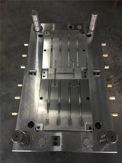 Multi cavity plastic toothbrush mould