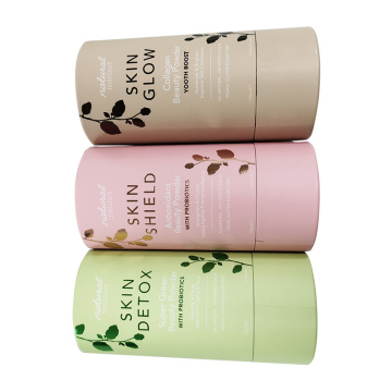 Eco-Friendly Full foil Round Paper Tube Packaging