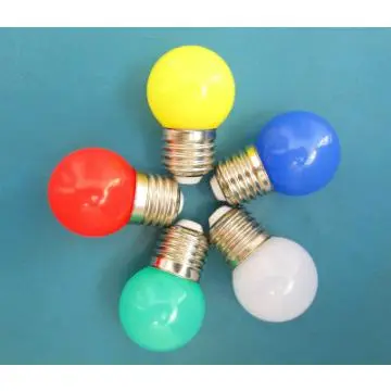 G45 colored led bulb 0.5w