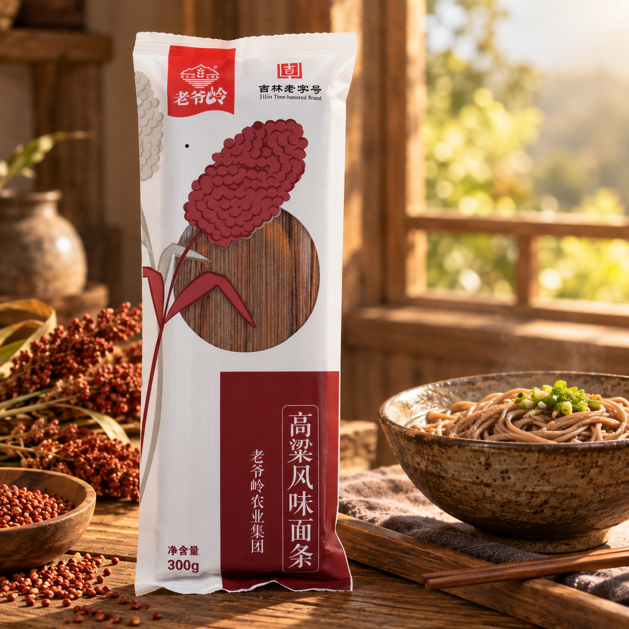 Half cooked sorghum noodles3
