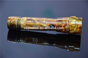 Tactical led flashlight police security comouflage led flashlight