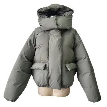 Women's padded long-sleeved jacket