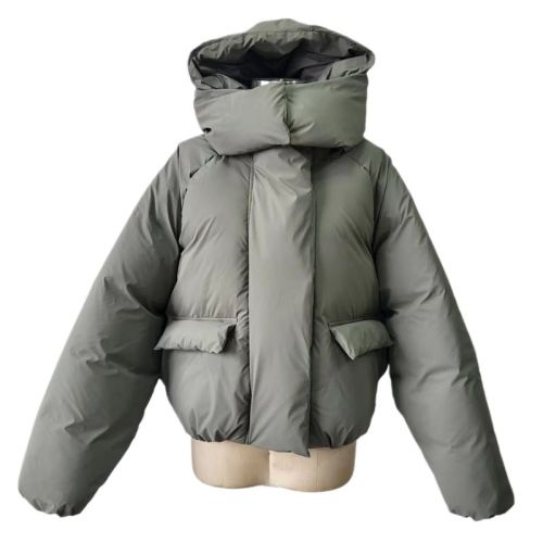 Women's padded long-sleeved jacket