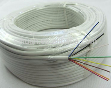 security alarm cable 4 core copper unshielded white alarm cable