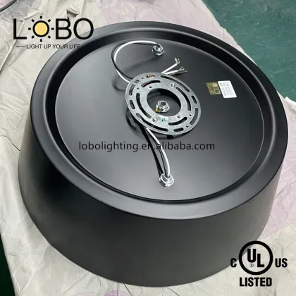 UL CUL Listed Delta Hotel Brown Ceiling Lamp for Modern Bedroom Decoration