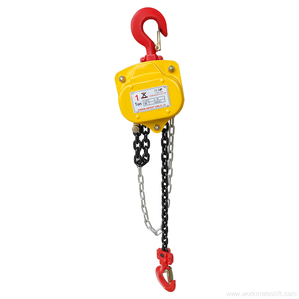 Portable Large Lifting Hook Chain Hoist