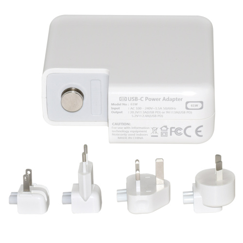 Apple 용 61W USB PD type-c 어댑터 충전기