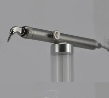 Dental Air Polisher with Aluminum Abrasion and Sandblasting Features: 4 Hole & 2 Hole Handle Options