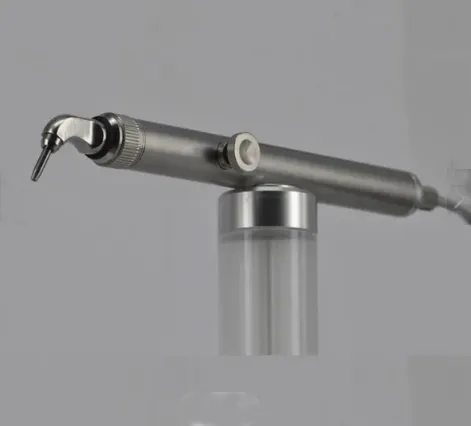 Dental Air Polisher with Aluminum Abrasion and Sandblasting Features: 4 Hole & 2 Hole Handle Options