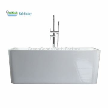Standard Size Rectangle Freestanding Acrylic Bathtub