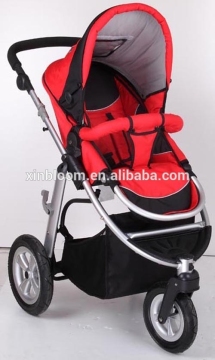 2015 baby jogger stroller with 3 position seat 5 point safety belt, can fit for carrycot,carseta in 3 in 1