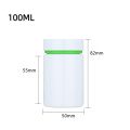 120cc White Vitamin Bottle Plastic Medical Bottles PET