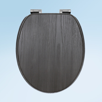 Fanmitrk Donkergrijs eikennerf MDF Toiletbril SDFM11207-13