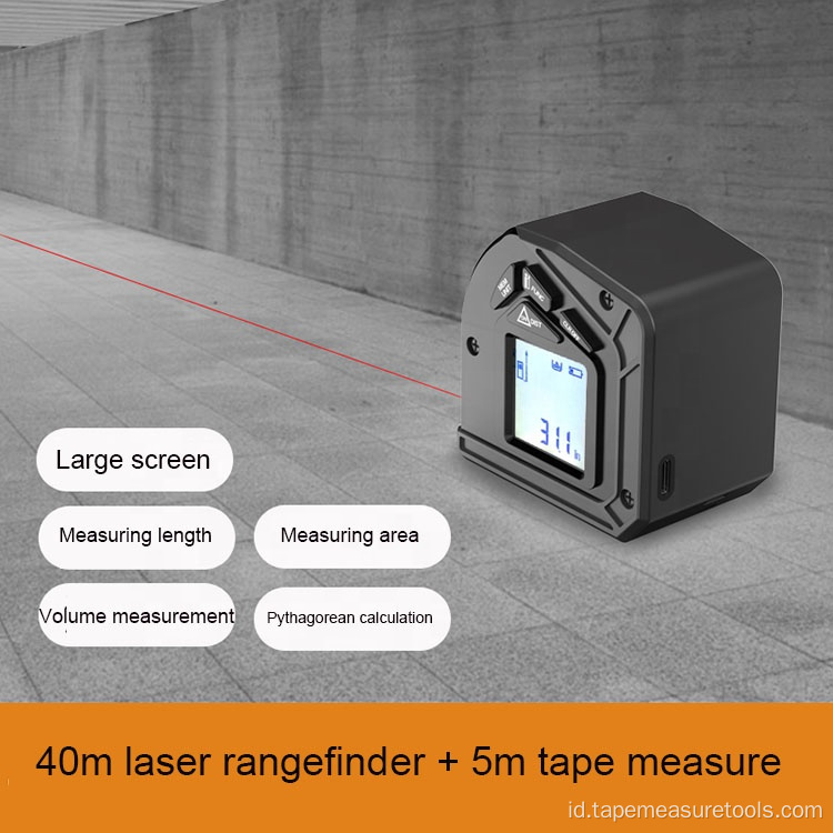 pita pengukur laser dengan Pengukur Jarak USB 40m