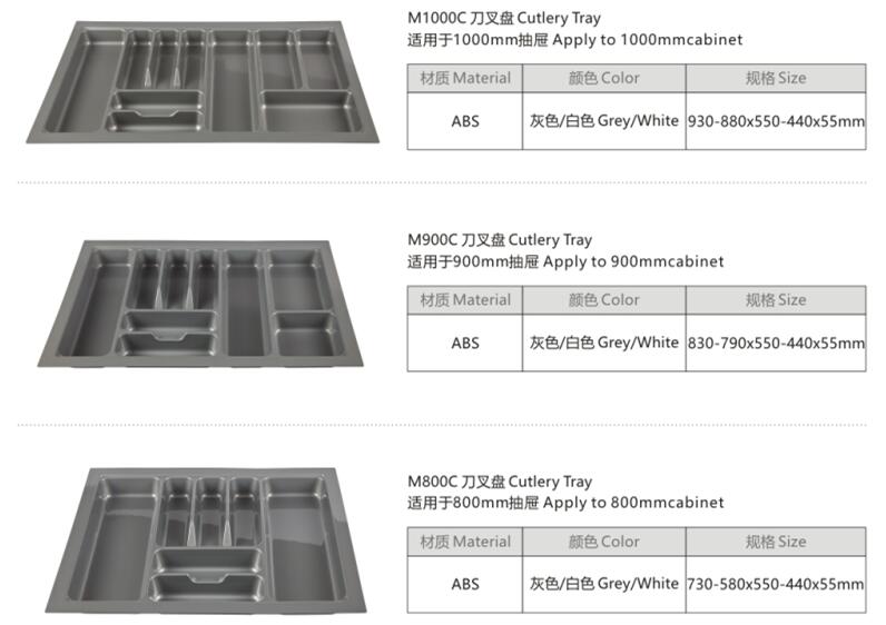 kitchen cutlery tray insert 