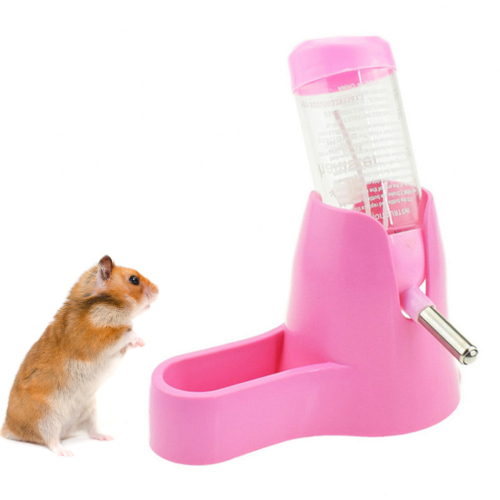 125ml Pet Drinker Waterer Small Animal Hamsters Metal Rods Feeder Cage Detachable Water Bottle Drinking Supplies
