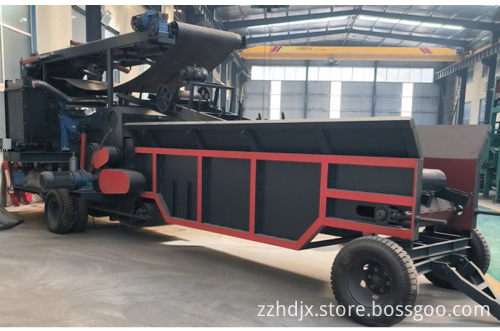 Mobile Wood Crusher: Paper Mill Wood Chip Machine Integrated Crusher