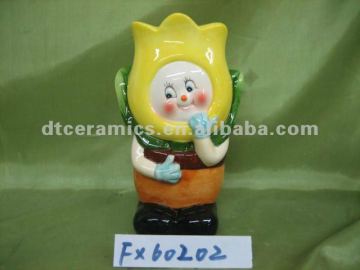 ceramic flower baby