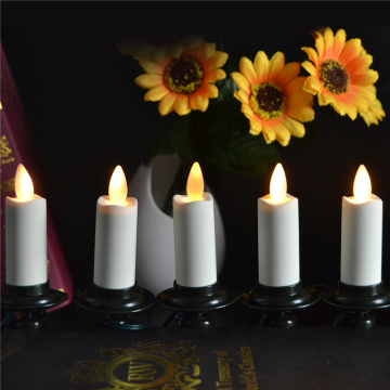 Tańcząca Flame Pillar Choink Tree Bezbłniezna świeca