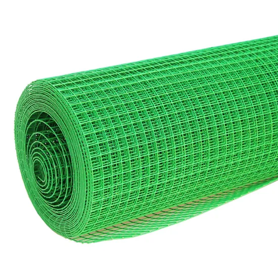 12.7mm x 12.7mm PVC Coated 12 Gauge Welded Wire Mesh