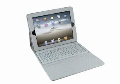 Apple Ipad Carrying Case With Bluetooth Keyboard- Silicone Keyboard Case