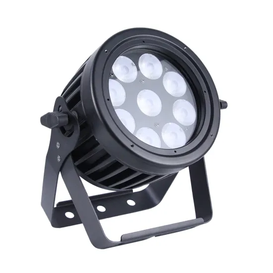 9PCS 10W IP65 Waterproof 4in1 LED PAR Light with Battery - Zoom Cob Stage Lighting