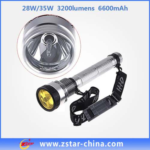 6, 600mAh HID Xenon Torch Lighting (ZSHT0004)