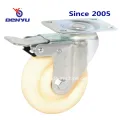 Mittelschwerem Schwenk Nylon Caster Wheels in Weiß