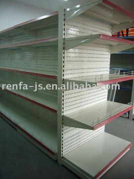 supermarket rack with punch backboard (small holes)