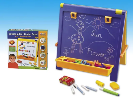 DOUBLE-SIDES TABLETOP EASEL WITH SHAPES