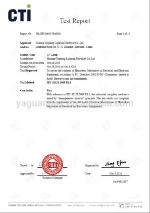 Germicidal UV Lamps U-shape Cold Cathode Lamps bactericidal lamp 253.7nm UV lamp sterilization