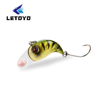 Letoyo 2.5G Mini tonące wibrutowe przynęty na bas i pstrąg