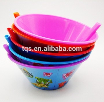BPA free cheap promotional gifts/260ml plastic bowl/Ice creambowl