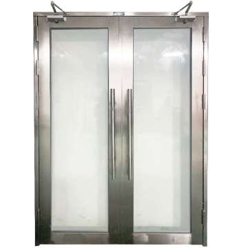 Stainless steel full glass door