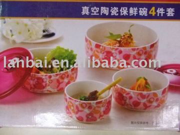 Ceramic Fresh bowl with seal cover