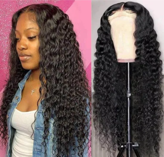 Cheap 10a 13x6 Glueless HD Lace Frontal Wig, Thick Cambodian Kinky Curly Human Hair Soft Transparent Swiss Lace Wig For Women