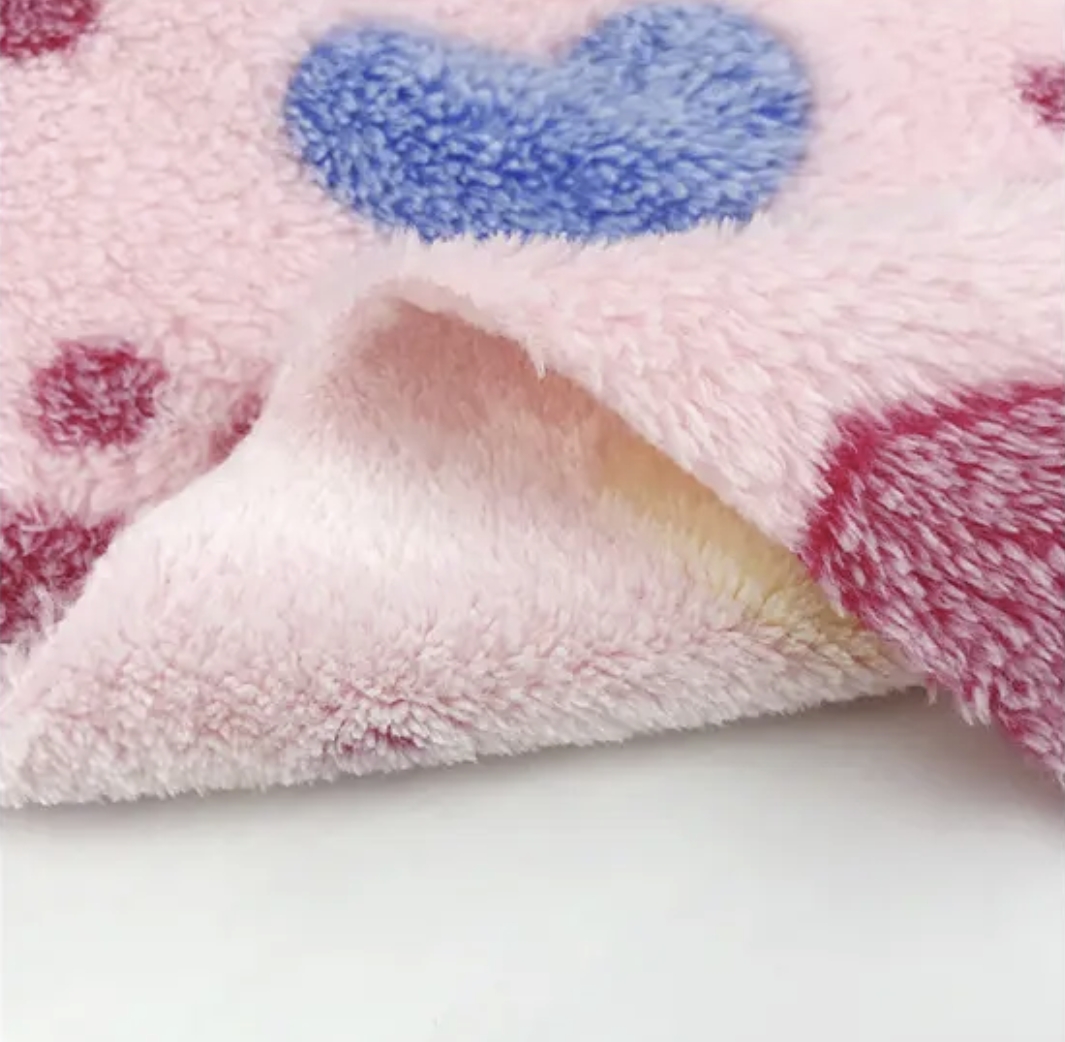 calf fleece blanket pattern