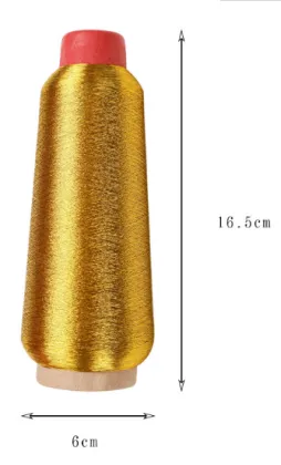 110G Pure Gold Lurex Metallic Thread for Embroidery: Anton J's Cording Thread